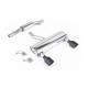Milltek Cat-back exhaust (quieter) for Audi TT 3.2 V6 quattro Coupe/Roadster (non-GPF) 2003-2006 - Cerakote black tips