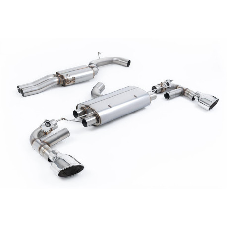 Изпускателни системи Milltek Milltek GPF-back exhaust resonated for Audi TT Mk3 TTRS 2.5TFSI Quattro (GPF) 2019+ - Polished tips | race-shop.bg
