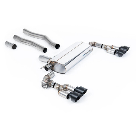 Изпускателни системи Milltek Milltek GPF-back exhaust for BMW 1 Series 128ti 5 Door 2021+ - Quad black tips | race-shop.bg