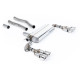 Milltek GPF-back exhaust for BMW 1 Series 128ti 5 Door 2021+ - Quad polished tips