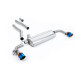 Milltek GPF-back exhaust for BMW 1 Series 128ti 5 Door 2021+ - Burnt titanium tips