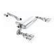 Milltek GPF-back exhaust for BMW M135i xDrive 5 Door (GPF) 2019+ - Quad polished tips