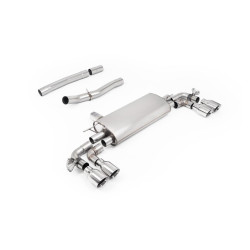 Milltek GPF-back exhaust for BMW M135i xDrive 5 Door (GPF) 2024+ - Polished tips