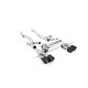 Изпускателни системи Milltek Milltek Axle-back exhaust for BMW M2 Coupe (GPF) 2023+ - Carbon tips | race-shop.bg
