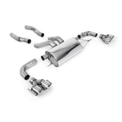 Milltek GPF-back exhaust for BMW M240i Coupe (GPF) 2022+ - Polished tips