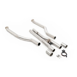Milltek Secondary cat bypass for BMW M5 (G90/G99) 4.4l Twin Turbo Hybrid (non-GPF, for OE system, OE cutting required) 2025+