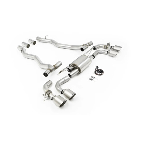 Изпускателни системи Milltek Milltek Axle-back exhaust for BMW M5 (G90/G99) 4.4l Twin Turbo Hybrid (non-GPF) 2025+ - Brushed titanium tips | race-shop.bg