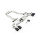 Milltek Axle-back exhaust for BMW M5 (G90/G99) 4.4l Twin Turbo Hybrid (non-GPF) 2025+ - Cerakote black tips