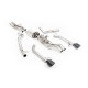 Milltek Cat-back exhaust valved for Ford F150 Raptor R 5.2 V8 Supercharged (non-GPF) 2023+ - Cerakote black tips
