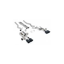 Milltek Cat-back exhaust valved for Ford Mustang 5.0 V8 Mach 1 (non-GPF) 2021-2023 - Cerakote black tips