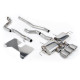 Milltek Cat-back (loudest) valved for Honda Civic Type R i-VTEC (FL5) (non-GPF) 2022+ - Brushed titanium GT-115 tips