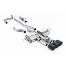 Milltek Cat-back exhaust part-resonated for Acura Integra Type S Turbo 320hp (DE5) (non-GPF) 2023+ - Carbon tips