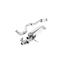 Milltek GPF-back exhaust resonated for Hyundai i20 N 1.6 T-GDi 204PS 2021+ - Twin titanium tips