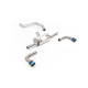 Milltek GPF-back exhaust part-resonated for INEOS Grenadier I6 Turbo Petrol (non-GPF) 2023+ - Burnt/blue titanium tips