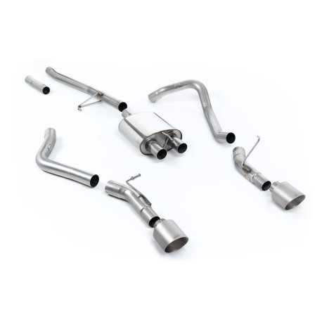 Изпускателни системи Milltek Milltek Cat-back exhaust for Jeep Gladiator 3.6 V6 (non-GPF, side exit) 2020+ - Brushed titanium tips | race-shop.bg