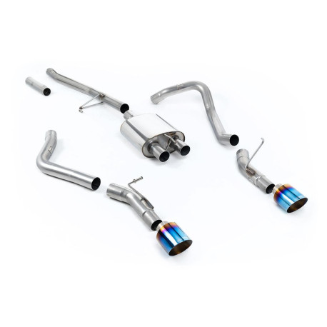 Изпускателни системи Milltek Milltek Cat-back exhaust for Jeep Gladiator 3.6 V6 (non-GPF, side exit) 2020+ - Burnt/blue titanium tips | race-shop.bg