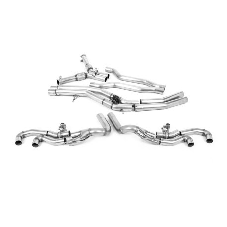 Изпускателни системи Milltek Milltek GPF-back exhaust for Lamborghini Urus 4.0 Twin Turbo V8 650PS (non-GPF) 2018+ - Cerakote black tips | race-shop.bg