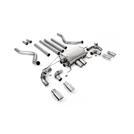 Изпускателни системи Milltek Milltek GPF-back exhaust (louder) valved for Land Rover Defender 110 5.0 V8 425PS & 525PS (GPF) 2021+ - Polished tips | race-shop.bg