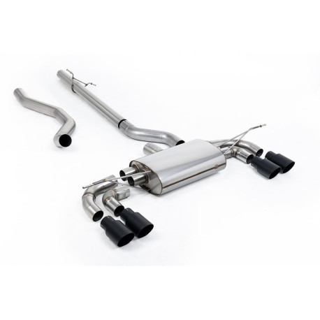 Изпускателни системи Milltek Milltek GPF-back exhaust (louder) for Land Rover Defender 130 2.0 I4 P300 & P400e (non-GPF) 2023+ - Quad black tips | race-shop.bg