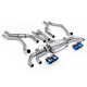 Milltek Cat-back exhaust for Range Rover Sport SV 4.4 Twin Turbo V8 (L461) (non-GPF) 2024+ - Burnt/blue titanium tips