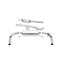 Milltek GPF-back exhaust for Mercedes CLA45 & 45S AMG 2.0 Turbo Coupe/Shooting Brake (GPF) 2020-2021 - Resonated