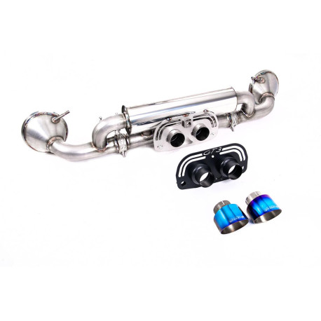 Изпускателни системи Milltek Milltek Rear silencers for Porsche 911 GT3 (992.1) (non-GPF) 2021+ - Burnt titanium tips | race-shop.bg
