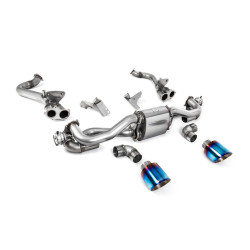 Milltek Cat-back exhaust burnt titanium tips for Porsche Boxster 718 GTS & Spyder 4.0 (GPF) 2020+