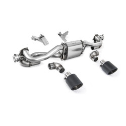 Milltek GPF-back exhaust for Porsche Boxster 718 GTS & Spyder 4.0 (GPF, PDK) 2020+ - Carbon tips