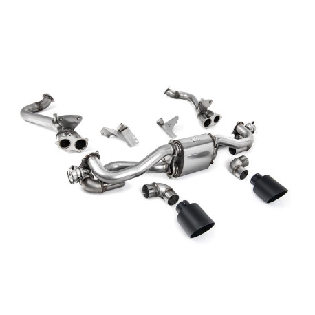 Изпускателни системи Milltek Milltek GPF bypass pipe for Porsche Cayman 718 GT4 4.0 (GPF, Manual) 2020+ - Cerakote black tips | race-shop.bg