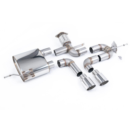Изпускателни системи Milltek Milltek Cat-back exhaust valved for Alpine A110 A110S 1.8TCe (non-GPF) 2019+ - Twin polished tips | race-shop.bg