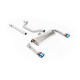 Milltek GPF-back exhaust for Seat Leon Cupra Leon 2.0TSI 245ps (GPF) 2022+ - Burnt/blue titanium tips