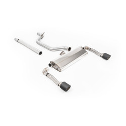 Milltek GPF-back exhaust for Seat Leon Cupra Leon 2.0TSI 245ps (GPF) 2022+ - Carbon tips