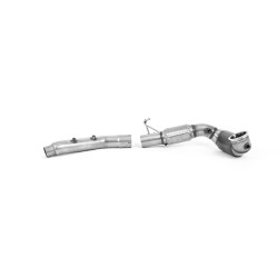 Milltek Large-bore downpipe with sports cat for Seat Leon Cupra Leon Mk4 Hatch 300ps (GPF, HJS cat, for OE system) 2021+