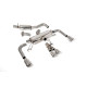 Milltek Secondary cat-back resonated valved for Toyota Corolla GR Corolla Turbo (non-GPF) 2023+ - Polished tips
