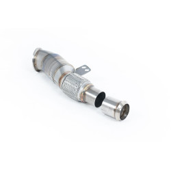 Milltek Large-bore downpipe with sports cat for Toyota Supra A90 Coupe 3.0 Turbo (GPF) 2019+