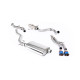 Milltek Cat-back exhaust resonated for Toyota Tacoma Crew Cab/Extended Cab (non-GPF) 2024+ - Burnt/blue titanium tips
