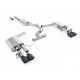 Milltek GPF-back exhaust resonated for Volkswagen Arteon R 2.0TSI 320PS 4Motion (GPF) 2022+ - Cerakote black tips