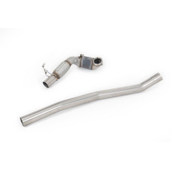 Milltek V2 Large-bore downpipe with sports cat for Volkswagen Golf MK7 R 2.0 TSI 300PS (non-GPF, race cat) 2014-2016