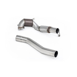Milltek Large-bore downpipe with sports cat for Volkswagen Golf Mk8 GTi (non-GPF, HJS cat, for Milltek system) 2021-2024