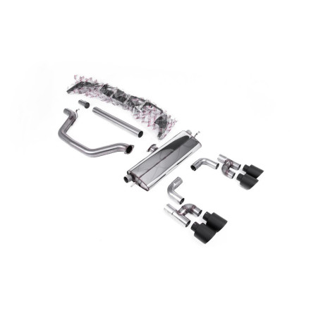 Изпускателни системи Milltek Milltek GPF-back exhaust Cerakote black tips for Volkswagen Golf Mk8 GTi (GPF) 2020-2024 | race-shop.bg