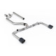 Milltek GPF-back exhaust (loudest) for Volkswagen Golf Mk8.5 GTi (GPF) 2024+ - Carbon tips