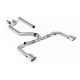 Milltek GPF-back exhaust (loudest) for Volkswagen Golf Mk8.5 GTi (GPF) 2024+ - Polished tips