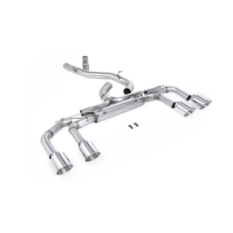 Изпускателни системи Milltek Milltek Cat-back exhaust (loudest) non-valved for Volkswagen Golf Mk8.5 R (non-GPF) 2025+ - Polished tips | race-shop.bg