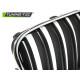 Бодикит и визуални аксесоари TUNING-TEC решетка (Double Bar) за BMW F01 09-15, черен хром | race-shop.bg
