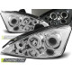 TUNING-TEC фарове (Ангелски очи) за FORD FOCUS 11.01-10.04 (H1), хром