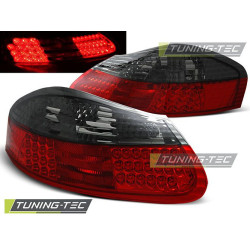TUNING-TEC LED стопове за PORSCHE BOXSTER 96-04, червено-опушен