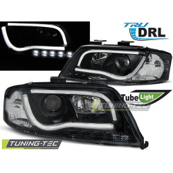 TUNING-TEC фарове (Tube Light, DRL) за AUDI A6 05.97-05.01 (H1), черен