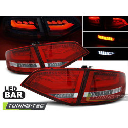 LED СТОПОВЕ ЧЕРВЕНО БЕЛИ за AUDI A4 B8 08-11 SEDAN