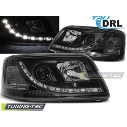 ФАРОВЕ TRUE DRL ЧЕРНИ за VW T5 04.03-08.09