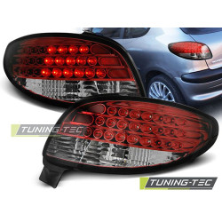 TUNING-TEC LED стопове за PEUGEOT 206 10.98, червено-бял, V1